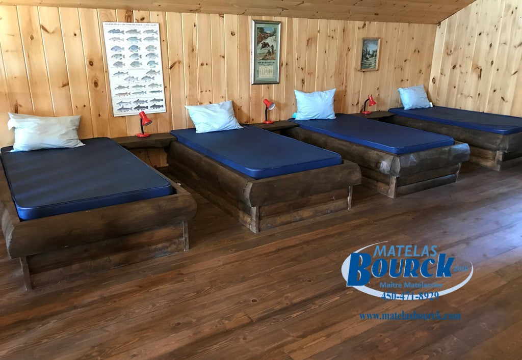 Matelas Institutionnel  Imperméable Bleu