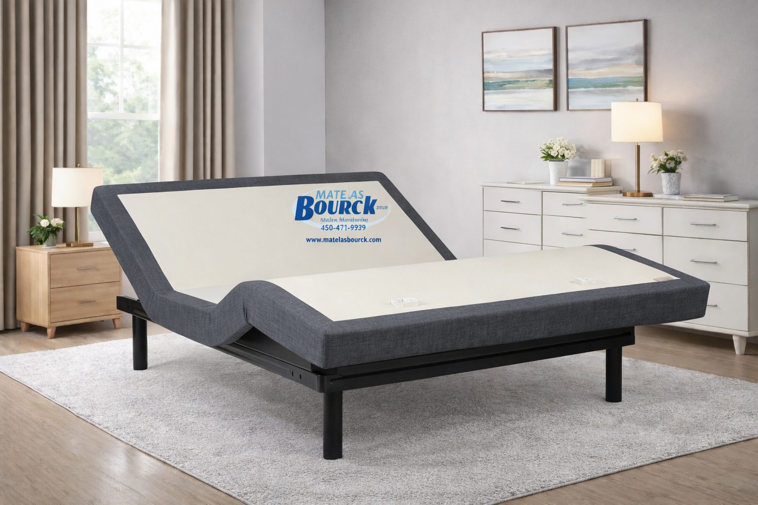 Lit Ajustable Électrique: Ergomotion e4+