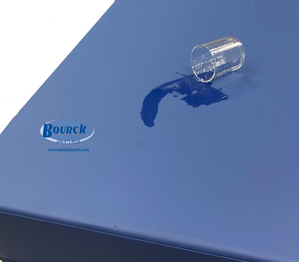 Matelas bleu Imper.
